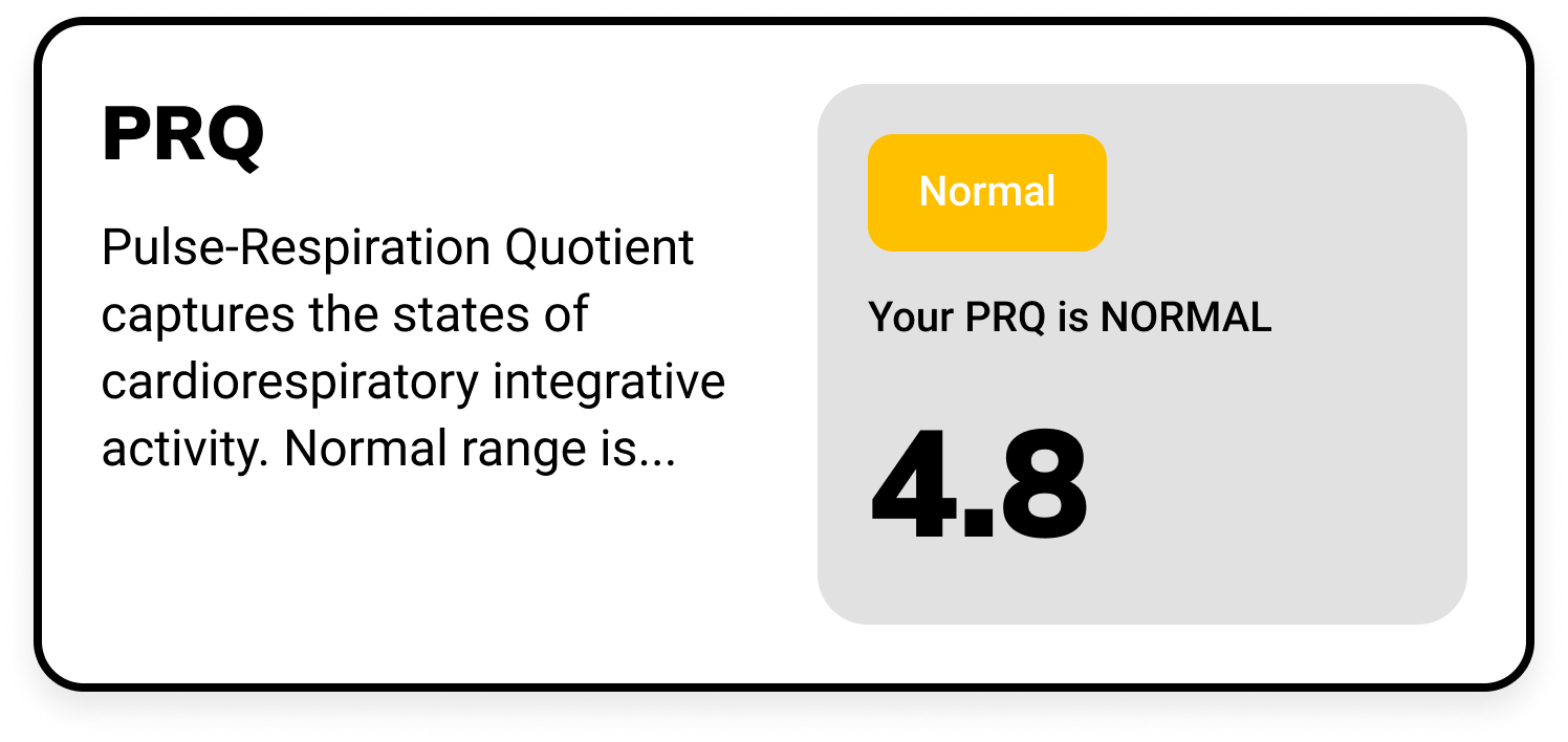 Pulse-Respiration Quotient